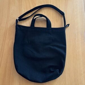 BAGGU Black Canvas Tote